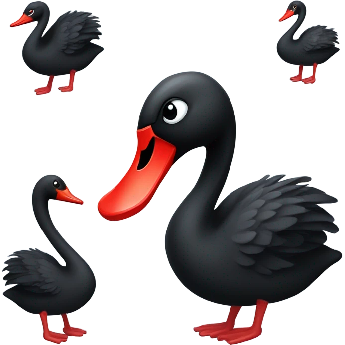 Black swan  emoji