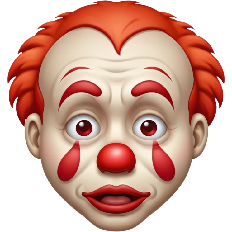 Crying clown  emoji