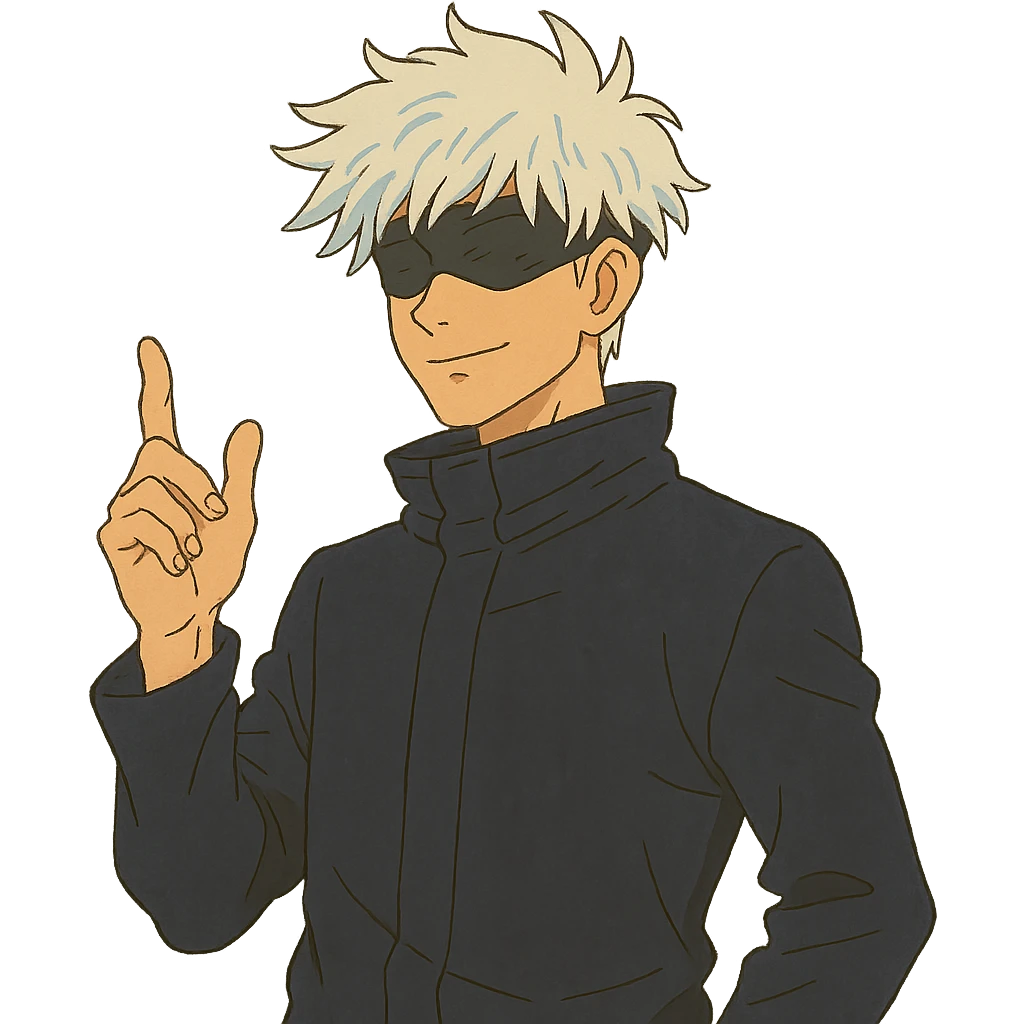 Gojo Satoru from Jujutsu Kaisen emoji