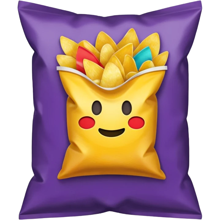 paquet de chips faceless emoji
