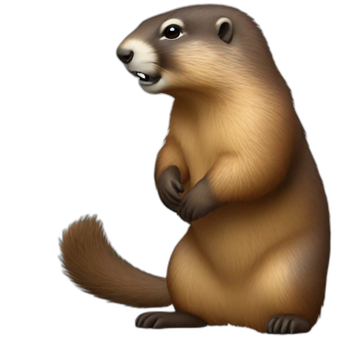 powerful marmot emoji