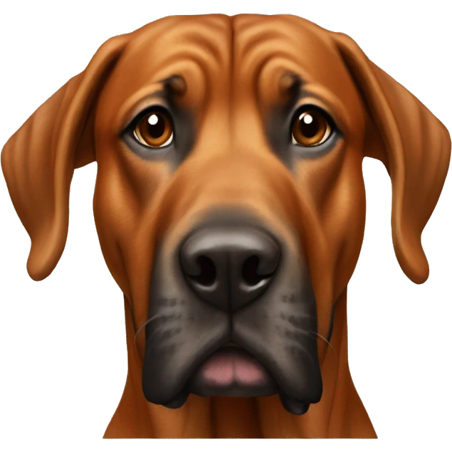 A Rhodesian Ridge Back emoji