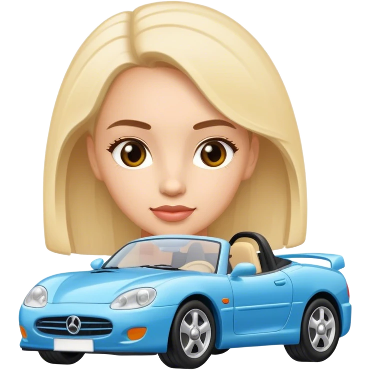 2000 YEAR MODEL GIRLS MOPDEL CAR  emoji