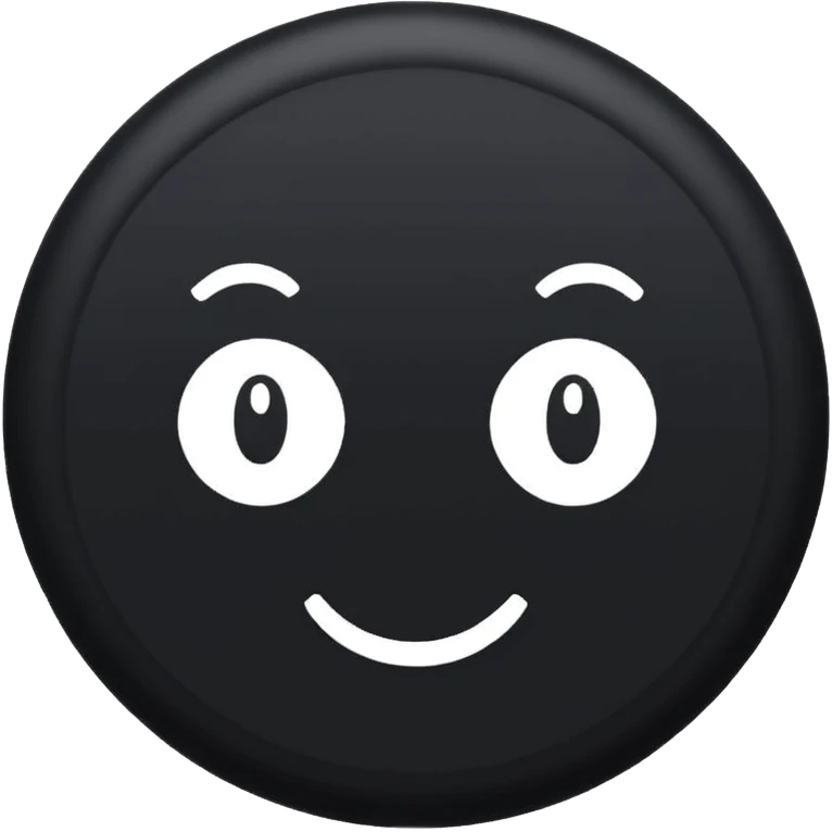 Black Circle with MB written on it emoji