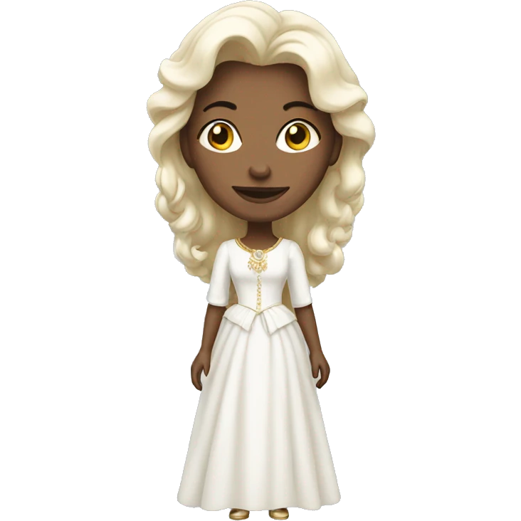 Royal white lady emoji