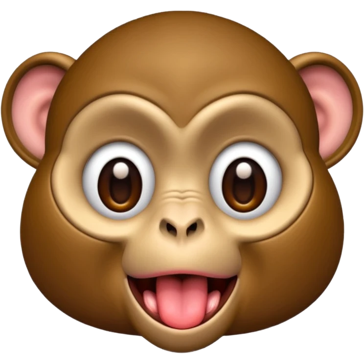Monkey tongue out emoji