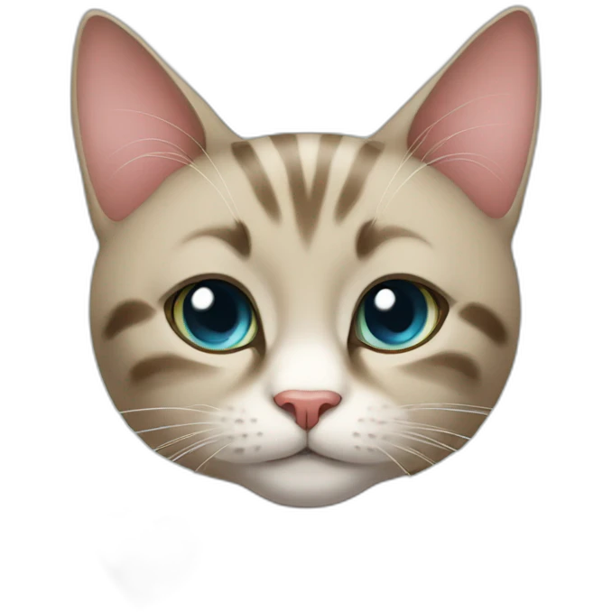 Cat with heart emoji