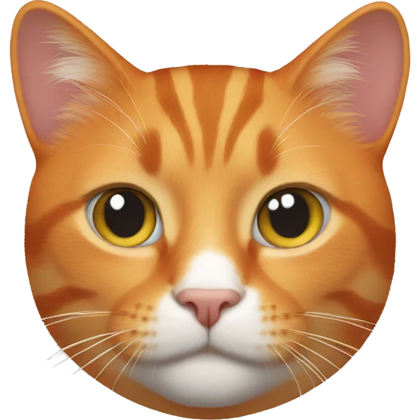 Orange cat emoji