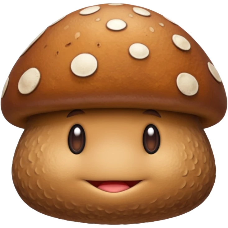 goomba mushroom brown emoji