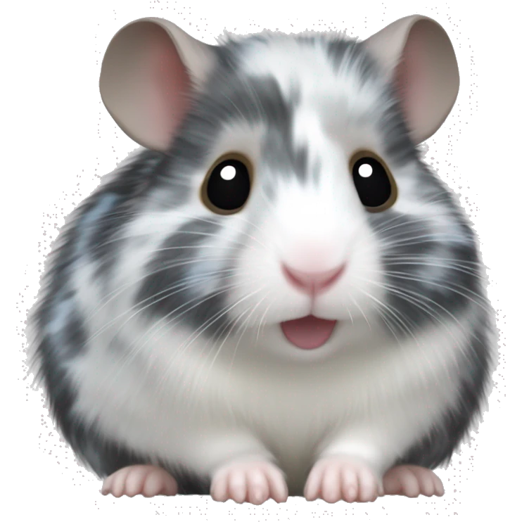 Blue Merle syrian hamster emoji
