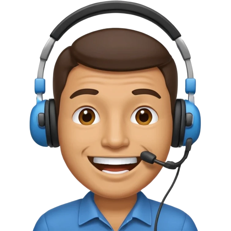 radio guy censored mouth emoji