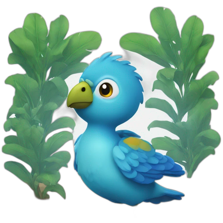 Pitufo azul emoji