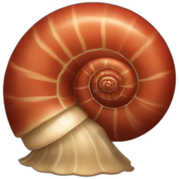 Caracol rojo emoji