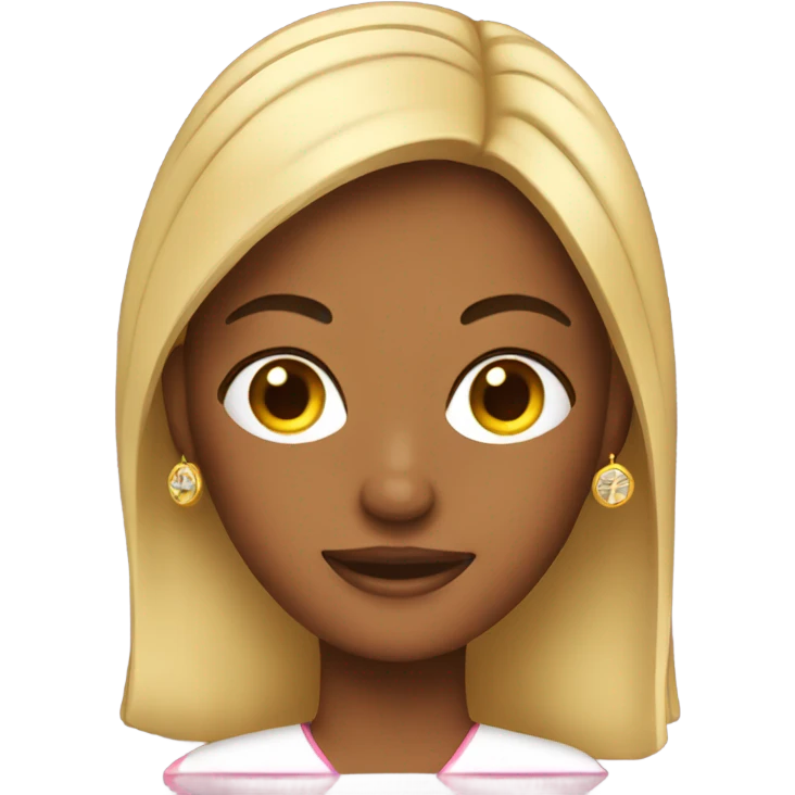 girl driving car with earrings emoji