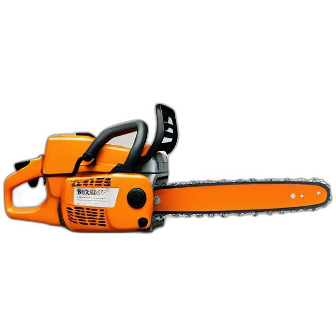 ORANGE CHAINSAW emoji