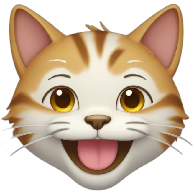 cat laughing with tears emoji