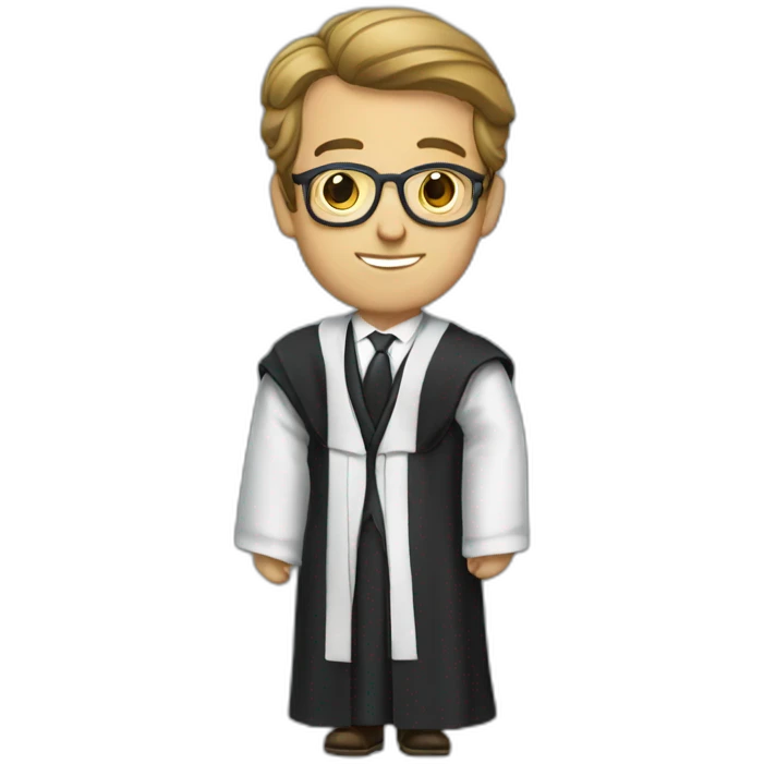 French lawyer robe  emoji