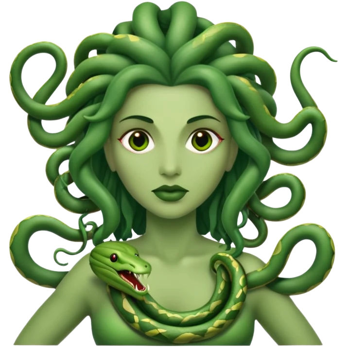 medusa e fagiolini emoji