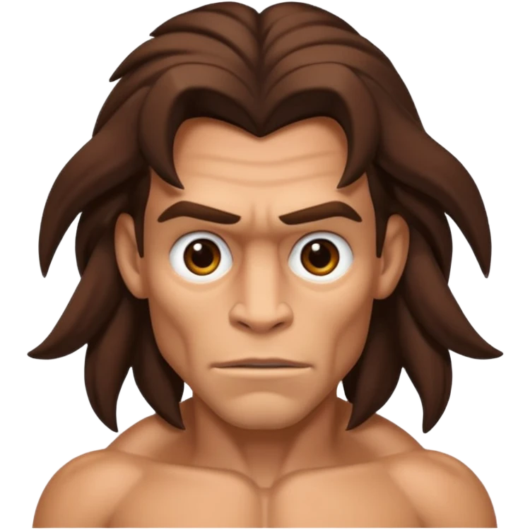 tarzan with deadlocks emoji