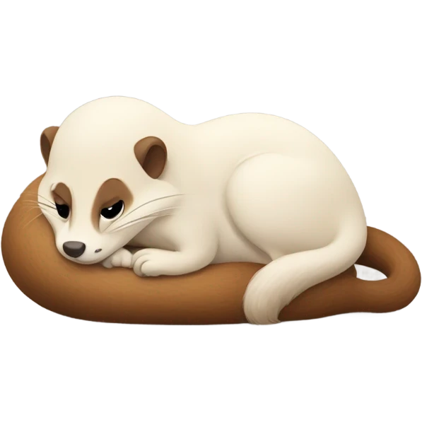 sleepy weasel emoji
