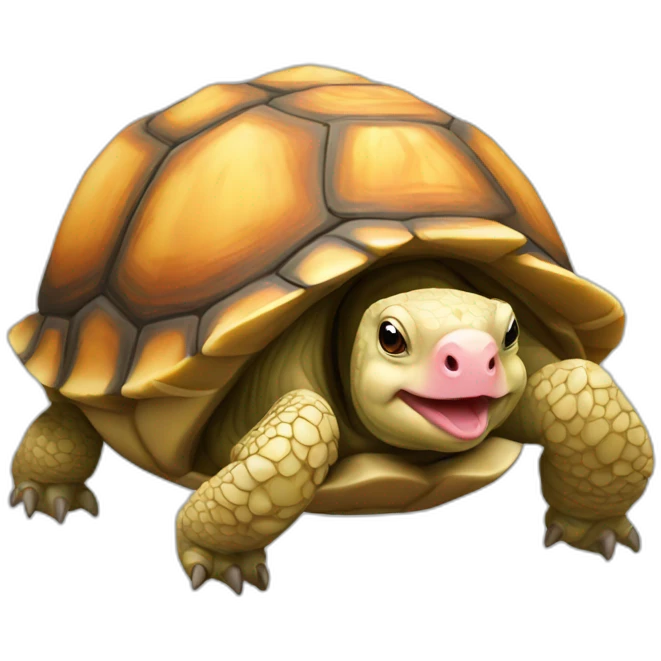 piggy tortoise emoji