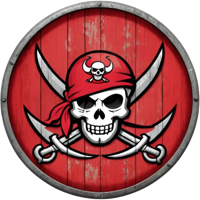 Tampa bay buccaneers vintage logo emoji