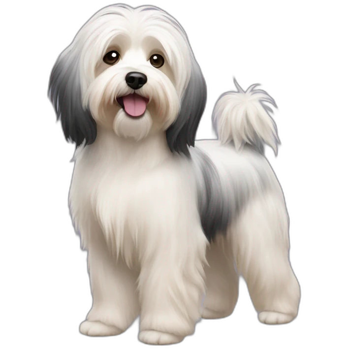 Dog havanese full height emoji
