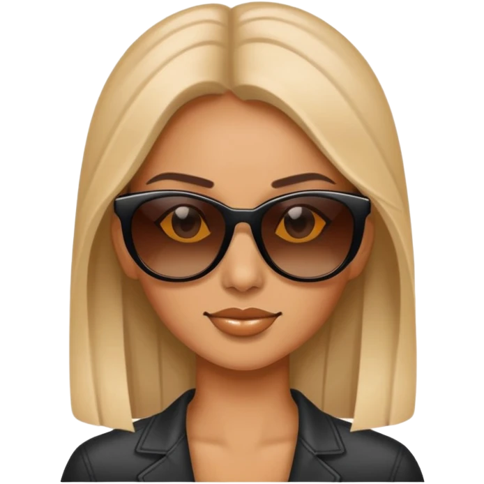 Woman with sungclasses emoji