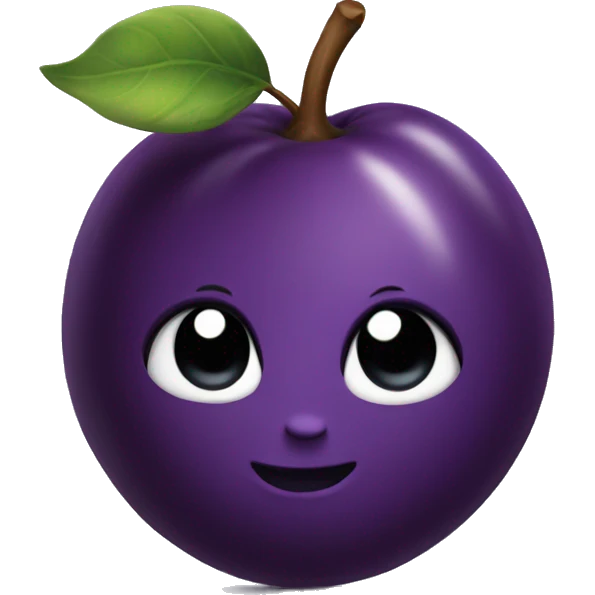 Big plum emoji