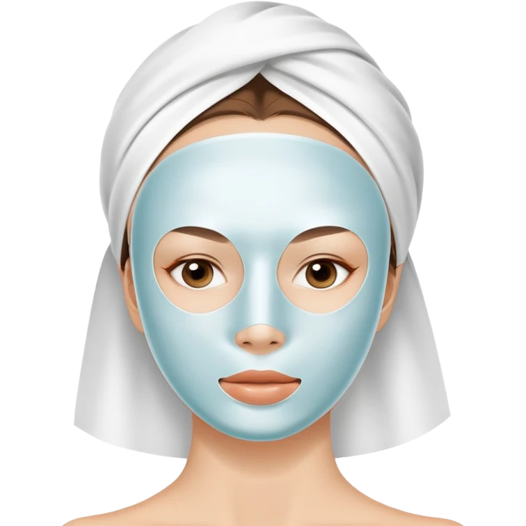 thin sheet face mask skincare emoji