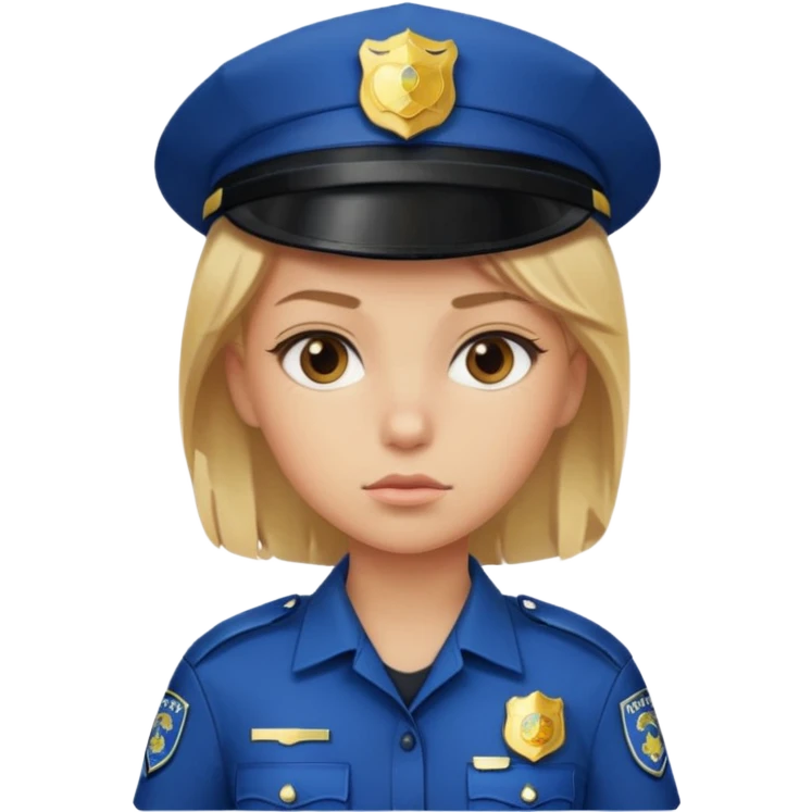
police girle emoji