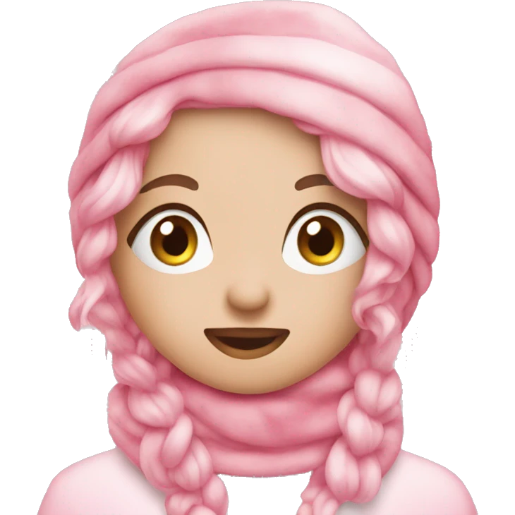 Cute pink cristmas emojis emoji