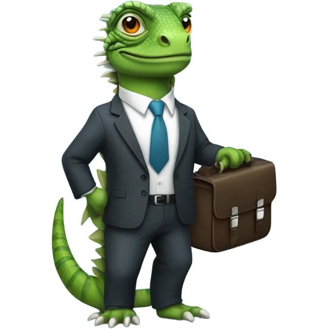 capitalist-iguana emoji