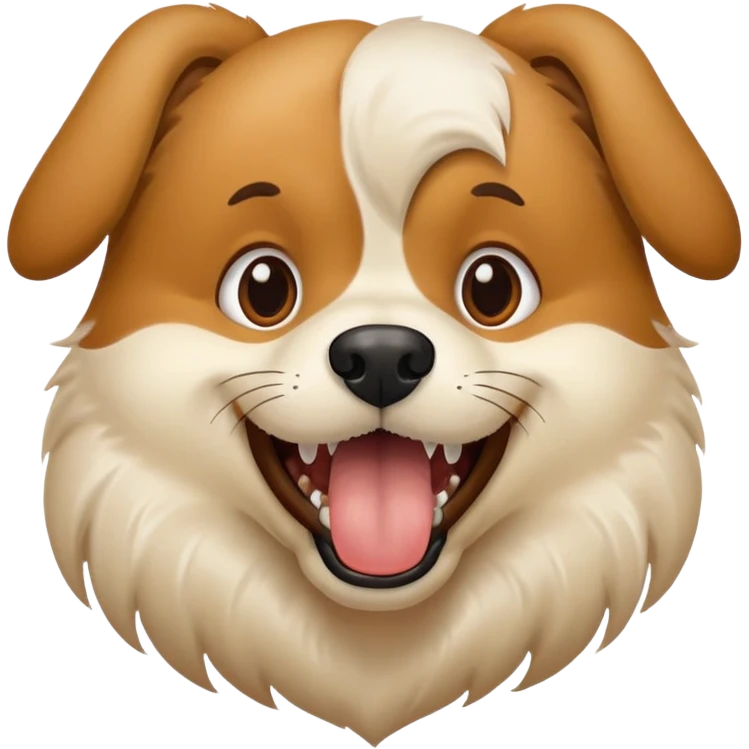 face eating a dog emoji