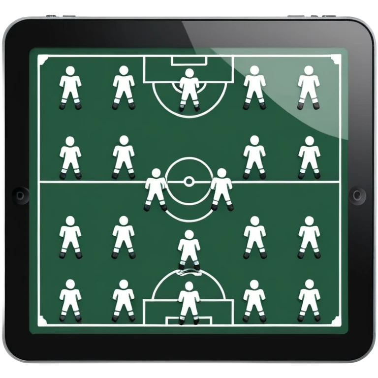 football playbook formation  eleven players emoji