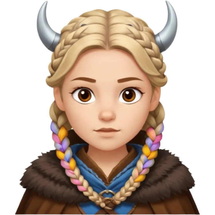 girl viking emoji