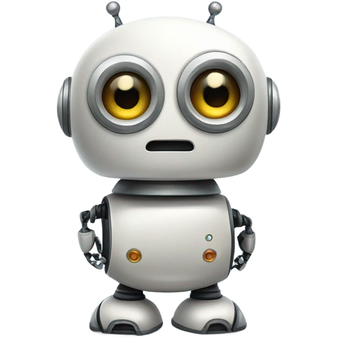 cute-robot-looking-in-the-mirror emoji