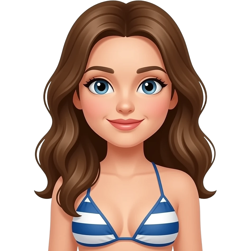 Woman wearing bikini emoji