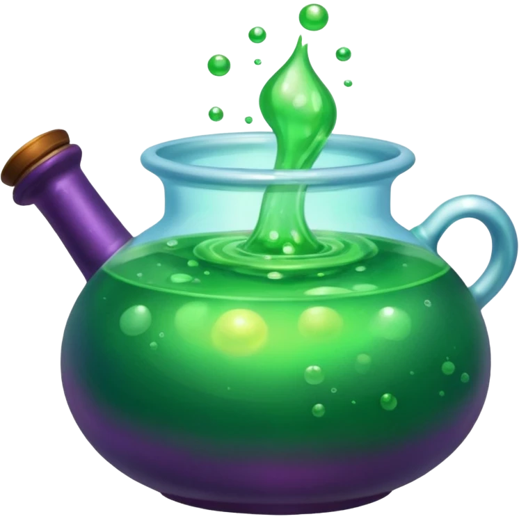 The pot of potion emoji