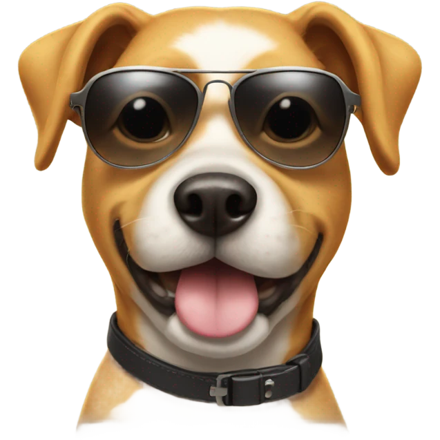 Doggie with sun glasses  emoji