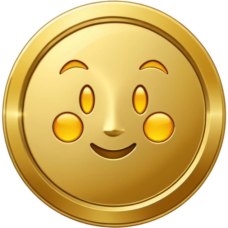 generate me a 4k gold coin emoji