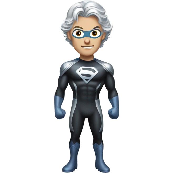 the superhero quicksilver from marvel comics emoji