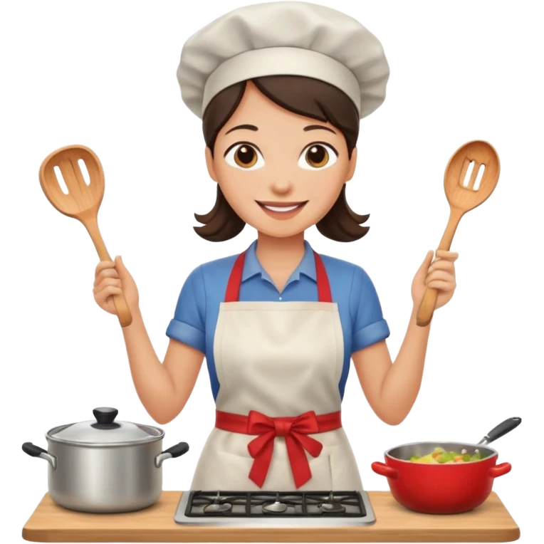 Cooking mom emoji