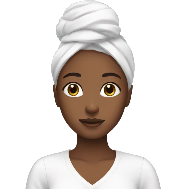 girl doing skincare emoji