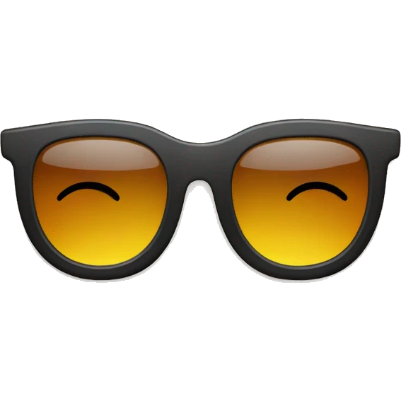 Face sad with sunglasess emoji