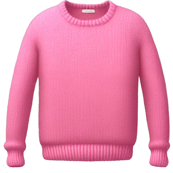 Pink Sweater  emoji