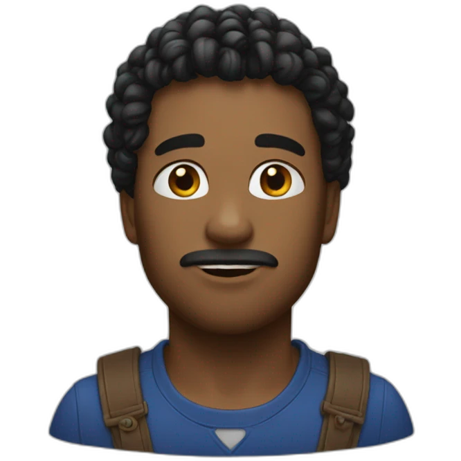 Badje bleu  emoji