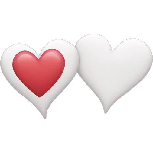 Two hearts that equal cazz ann emoji
