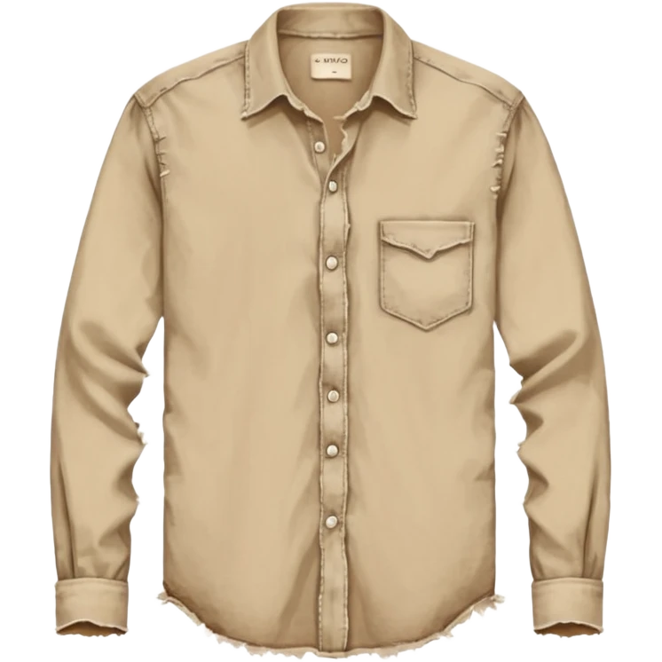 vintage Torn shirt without pocket emoji