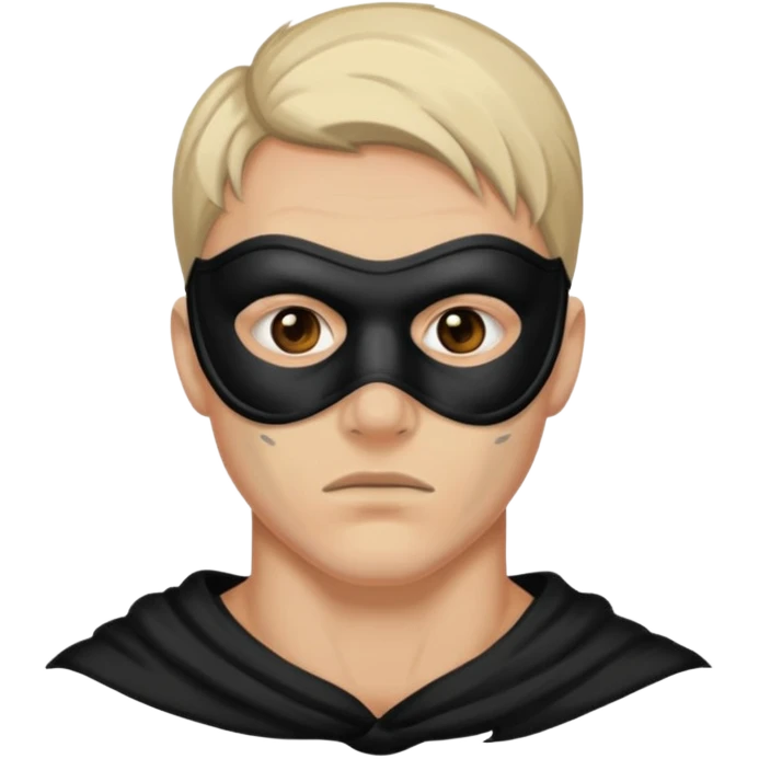 black eye masked guy emoji